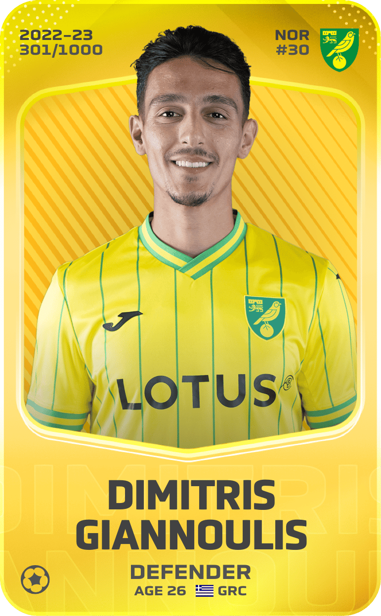 Dimitris Giannoulis 2022-23 • Limited 301/1000