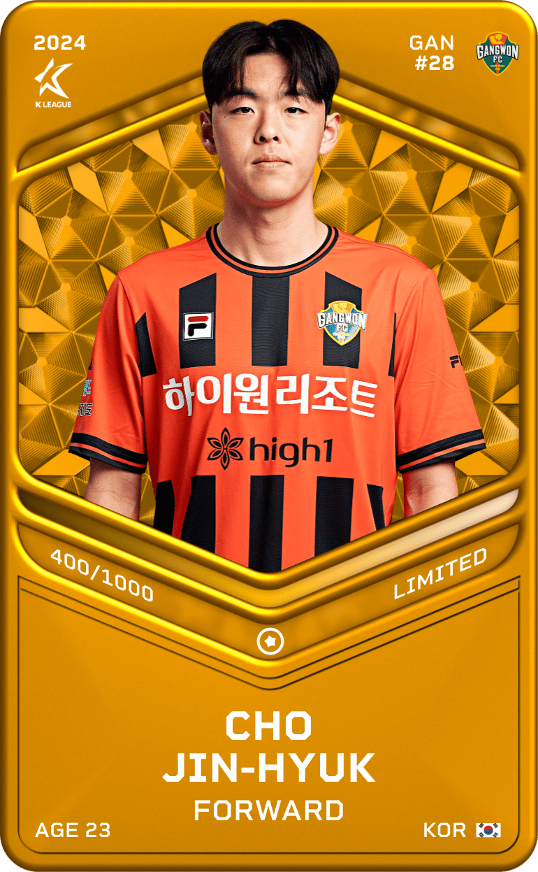 Cho Jin-Hyuk 2024-25 • Limited 400/1000