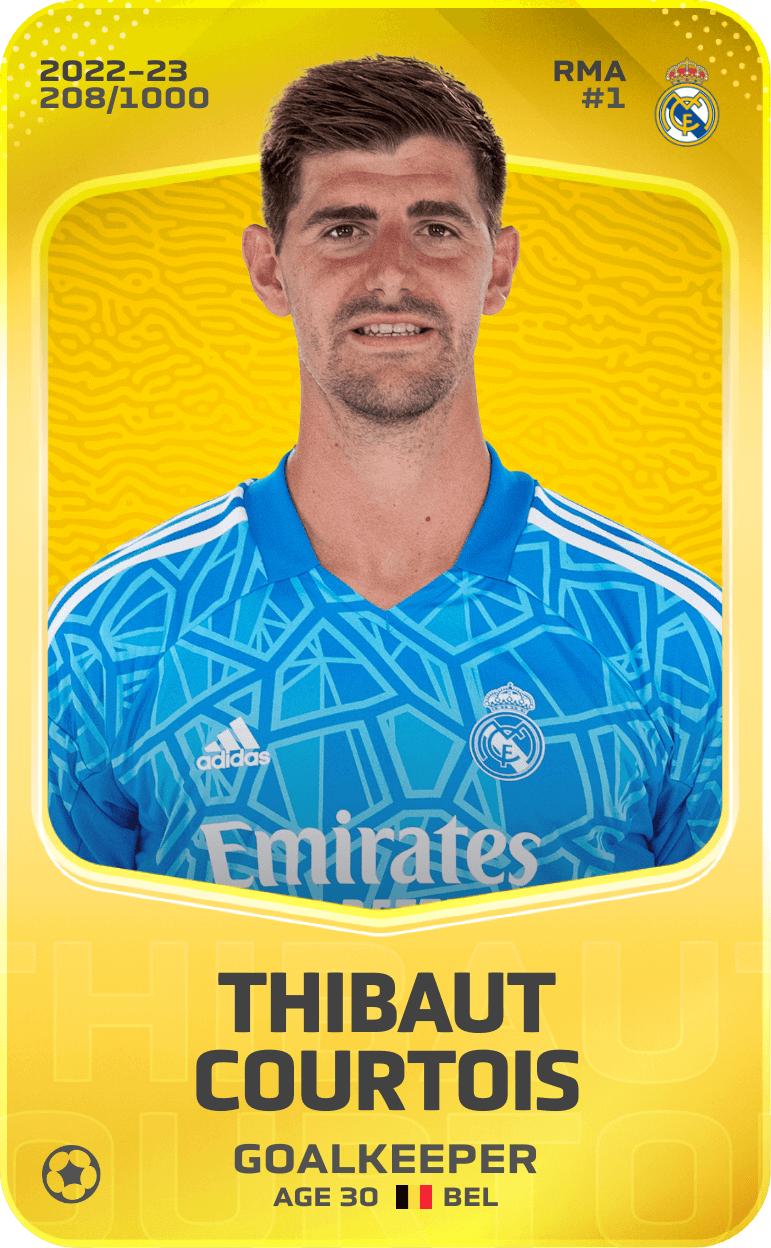 Thibaut Courtois 2022-23 • Limited 208/1000