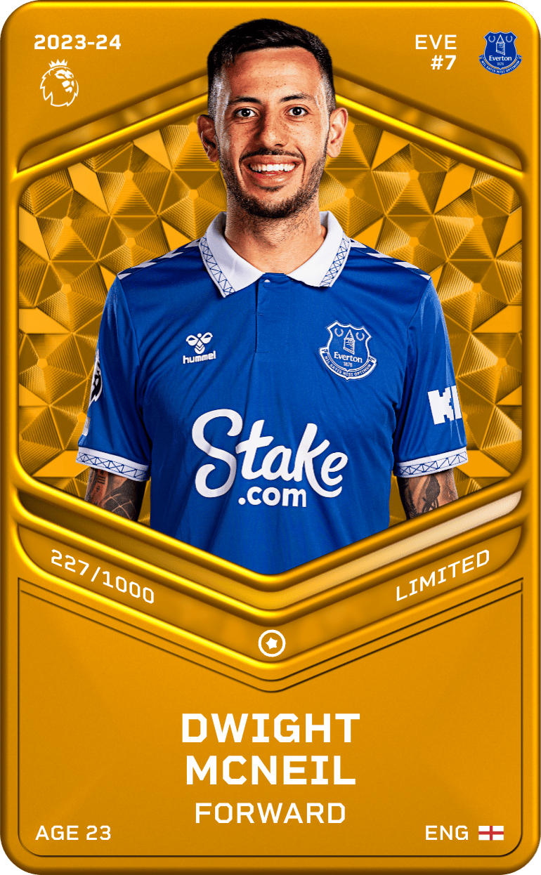 Dwight McNeil 2023-24 • Limited 227/1000