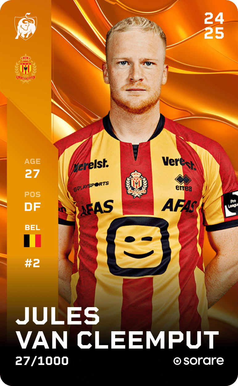 Jules Van Cleemput 2024-25 • Limited 27/1000
