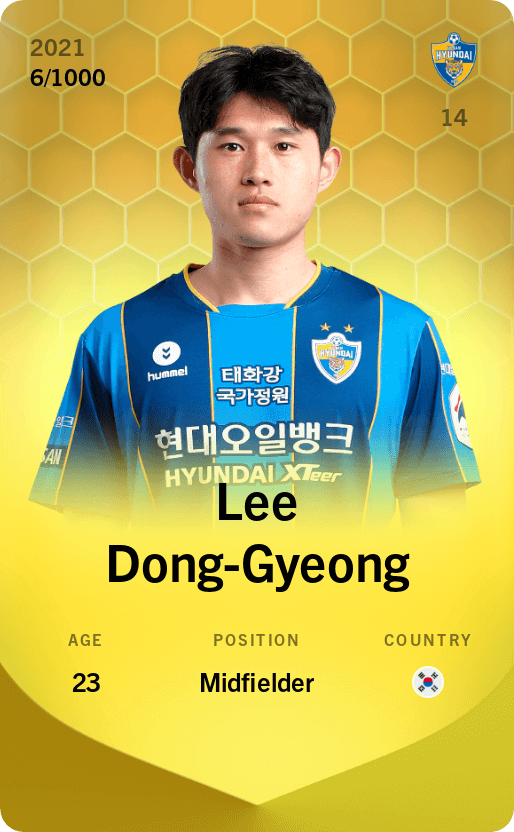 Lee Dong-Gyeong 2021-22 • Limited 6/1000