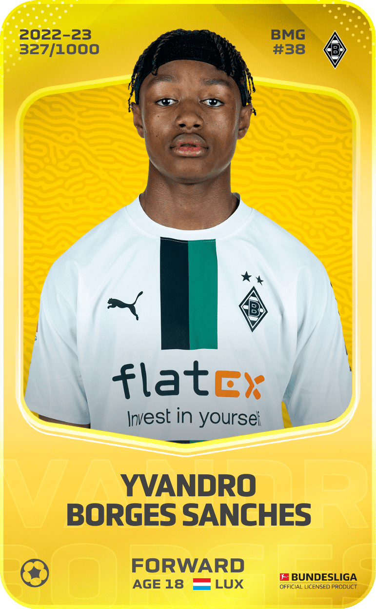 Yvandro Borges Sanches 2022-23 • Limited 327/1000