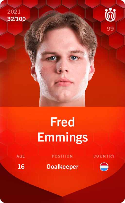 Sorare - Sorare Official - Fred Emmings 2021-22 • Rare 32/100 - NFT # 97919208606524042744165884865778719745749482368161495517561568410707170053321
