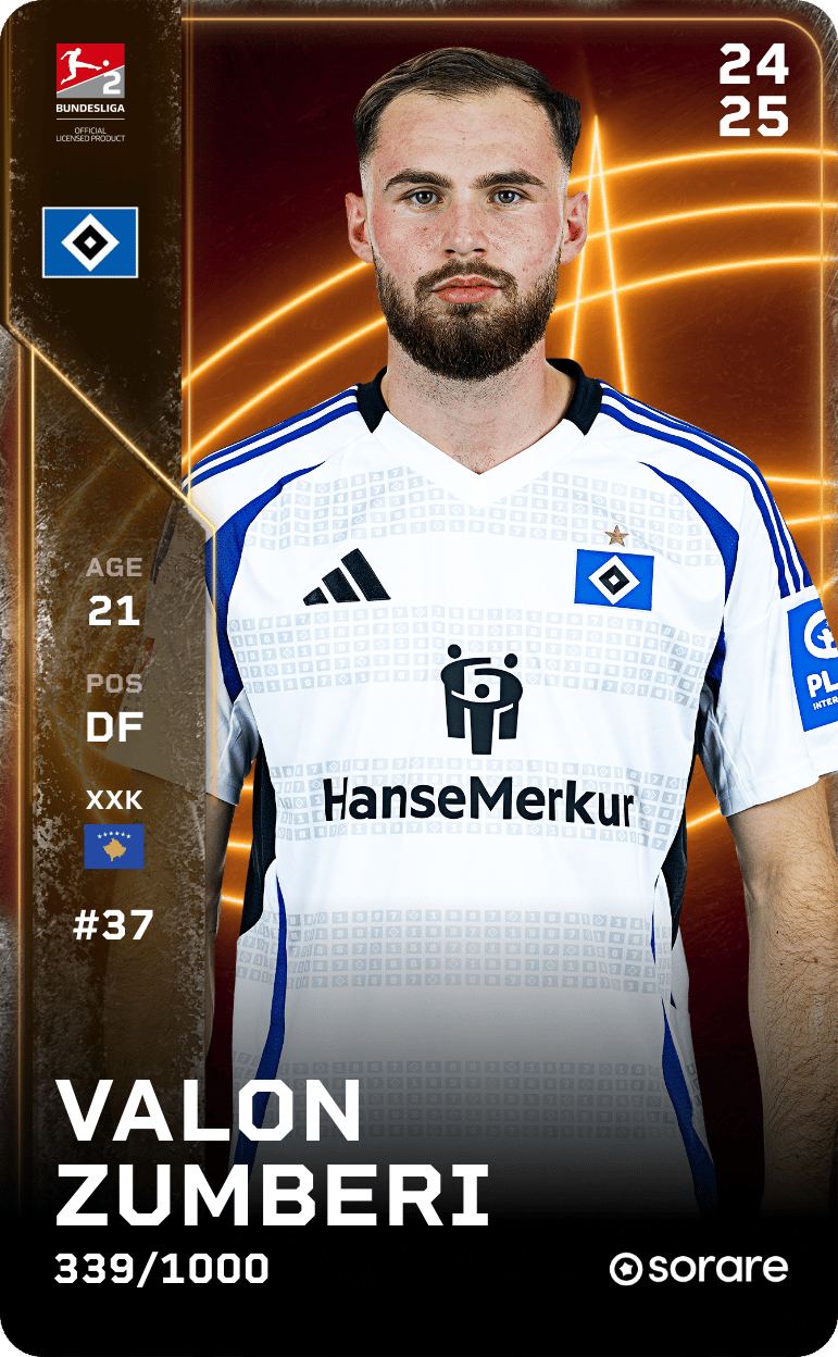 Valon Zumberi 2024-25 • Limited 339/1000