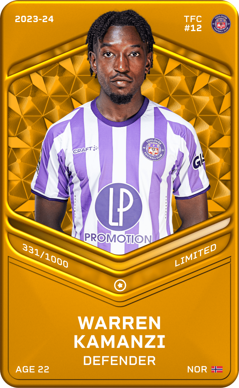 Warren Kamanzi 2023-24 • Limited 331/1000