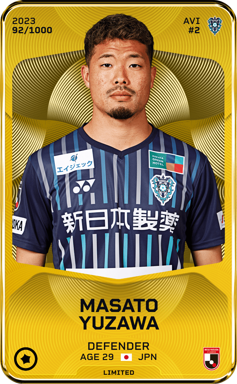 Masato Yuzawa 2023-24 • Limited 92/1000