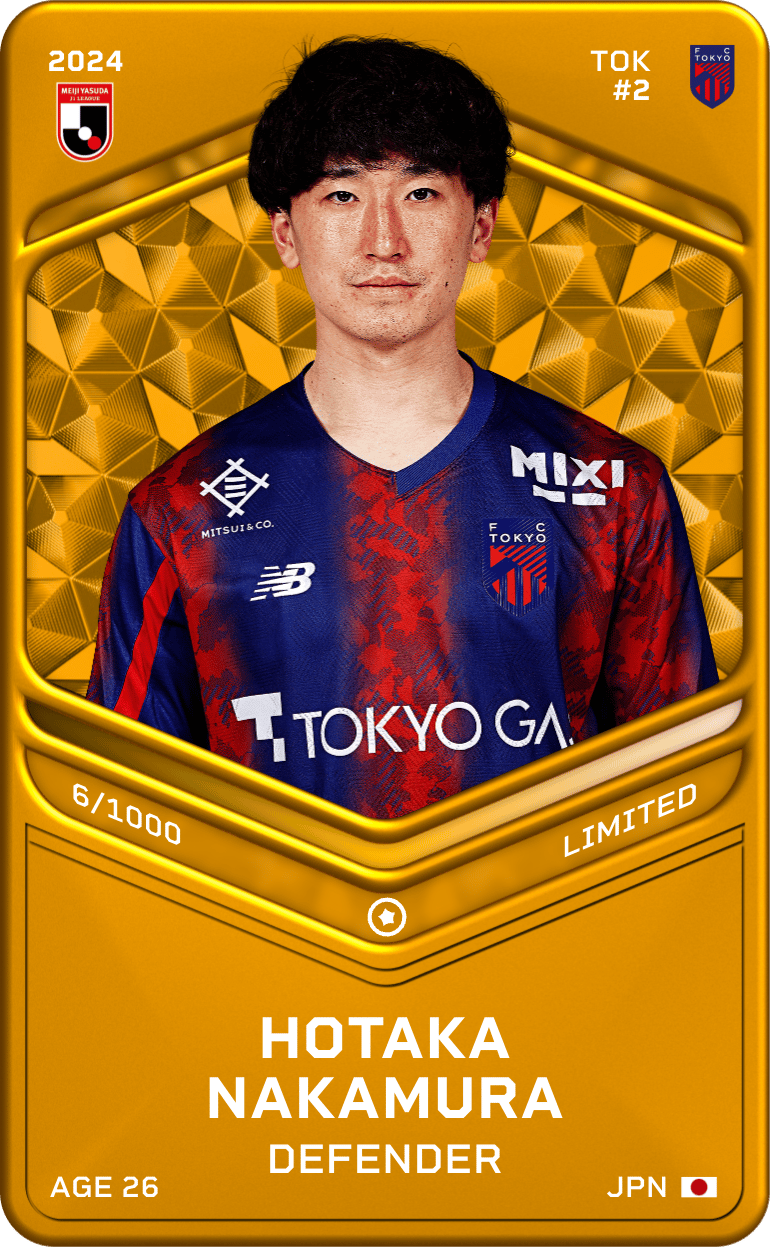 Hotaka Nakamura 2024-25 • Limited 6/1000