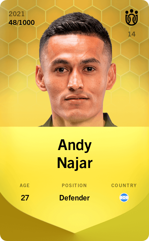Andy Najar 2021-22 • Limited 48/1000