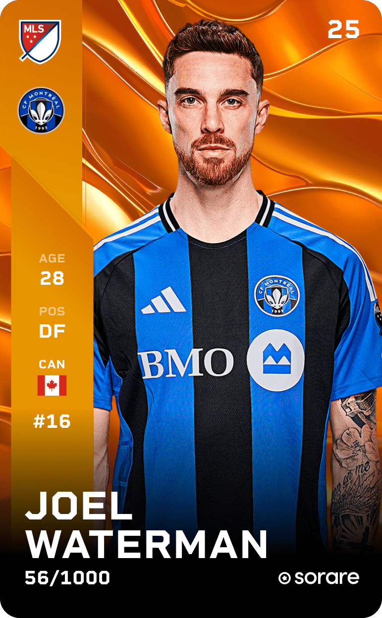 Joel Waterman 2025-26 • Limited 56/1000