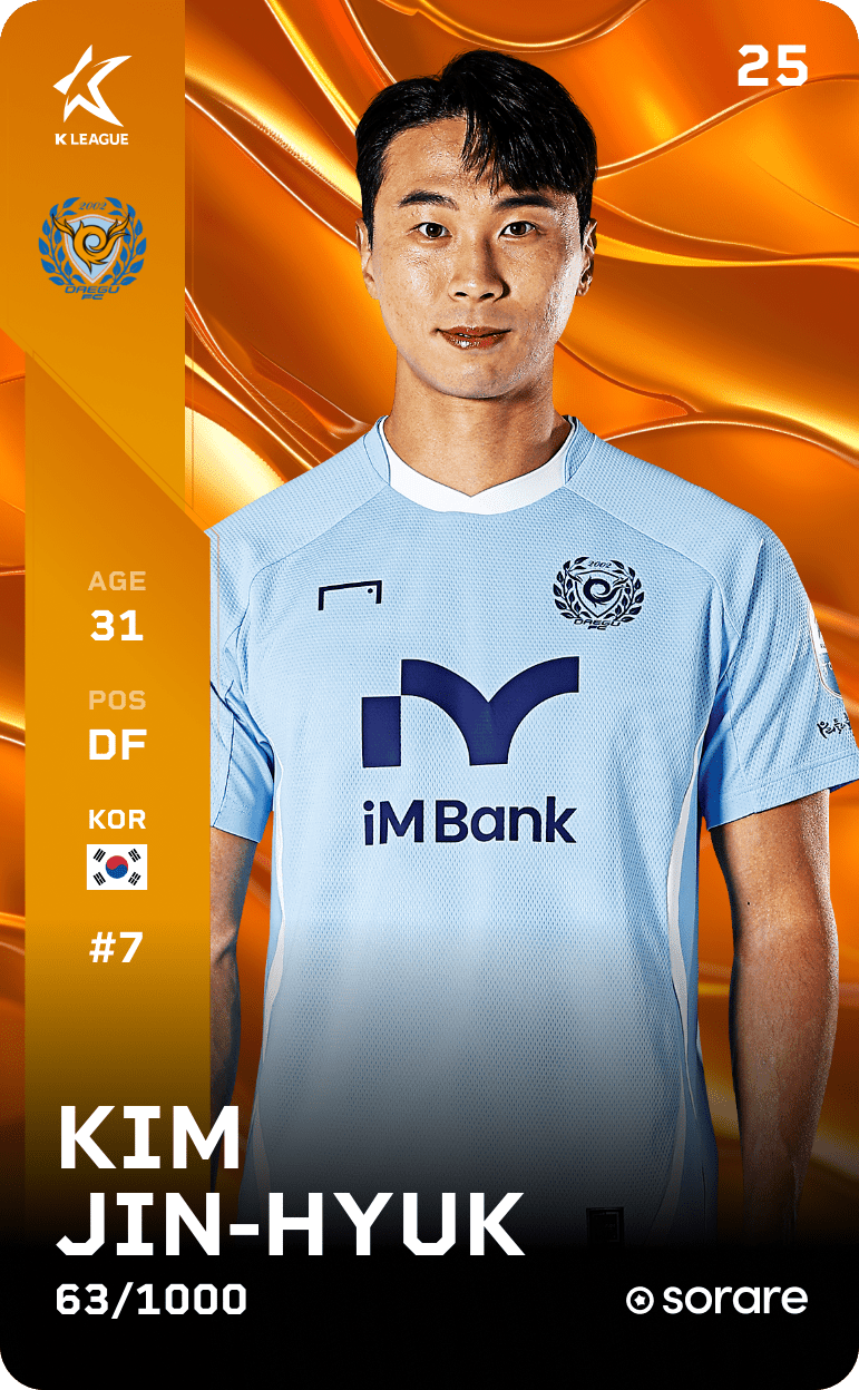 Kim Jin-Hyuk 2025-26 • Limited 63/1000
