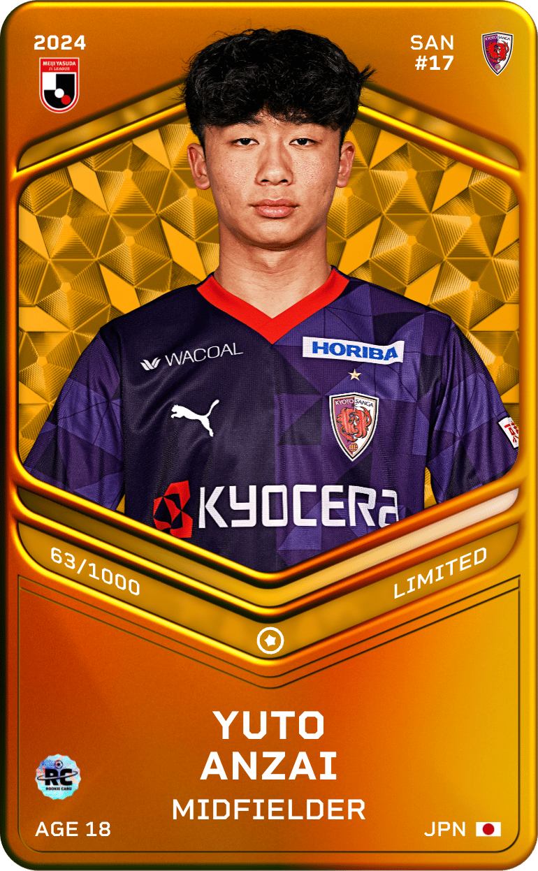 Yuto Anzai 2024-25 • Limited 63/1000