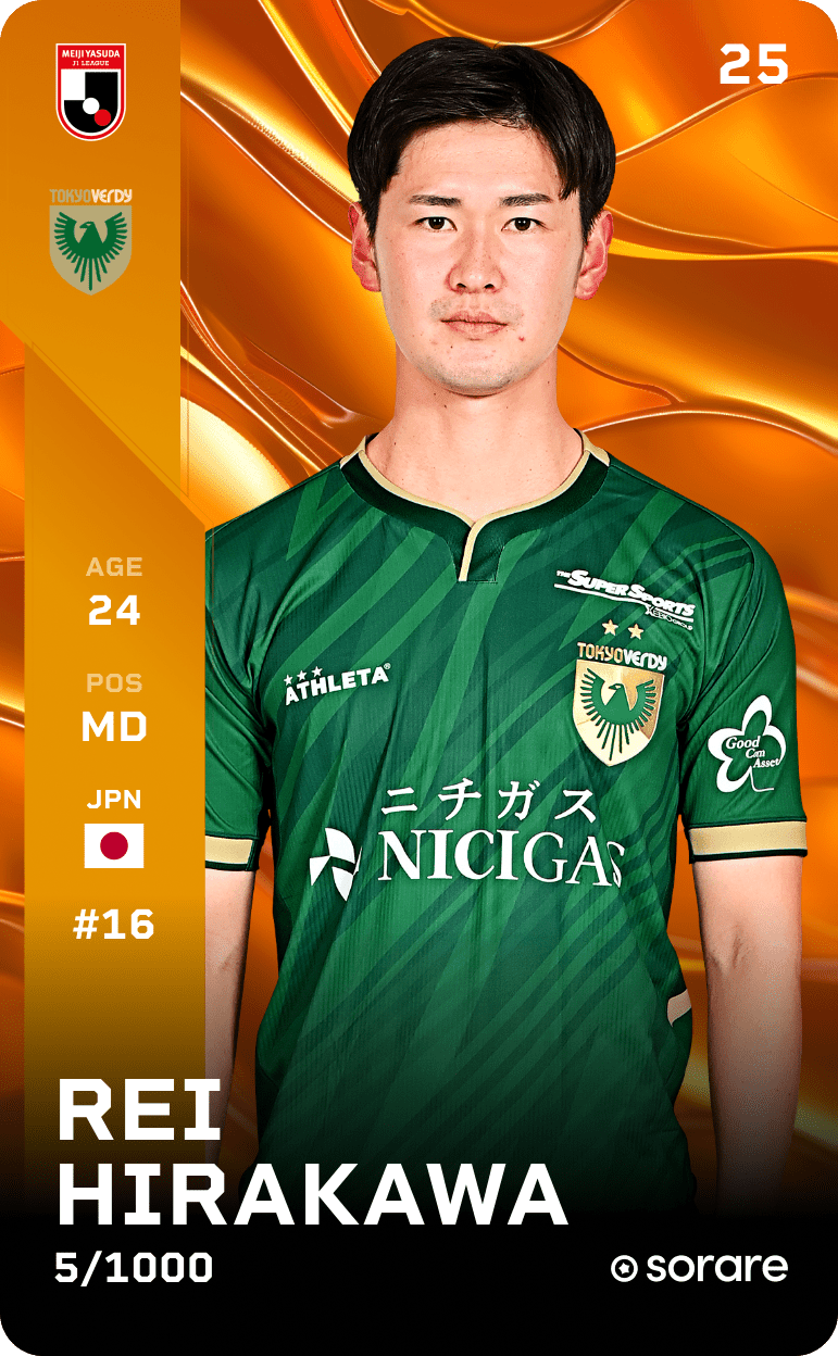 Rei Hirakawa 2025-26 • Limited 5/1000