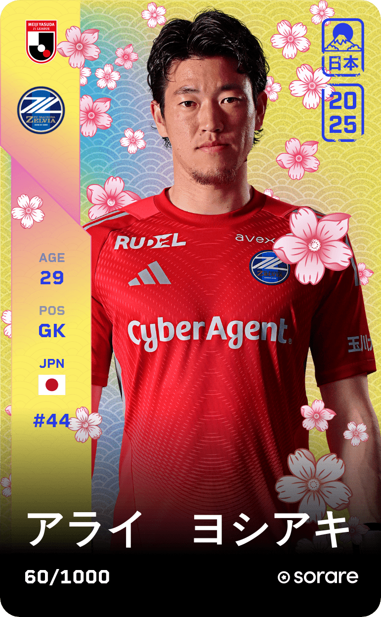 Yoshiaki Arai 2025-26 • Limited 60/1000