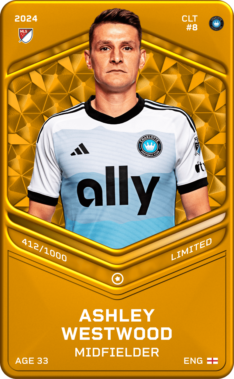 Ashley Westwood 2024-25 • Limited 412/1000