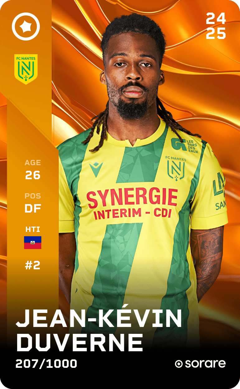 Jean-Kévin Duverne 2024-25 • Limited 207/1000