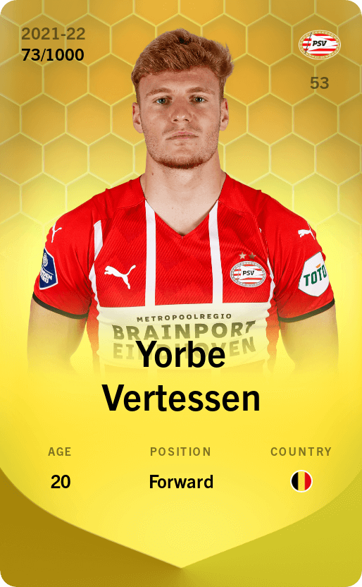 Yorbe Vertessen 2021-22 • Limited 73/1000