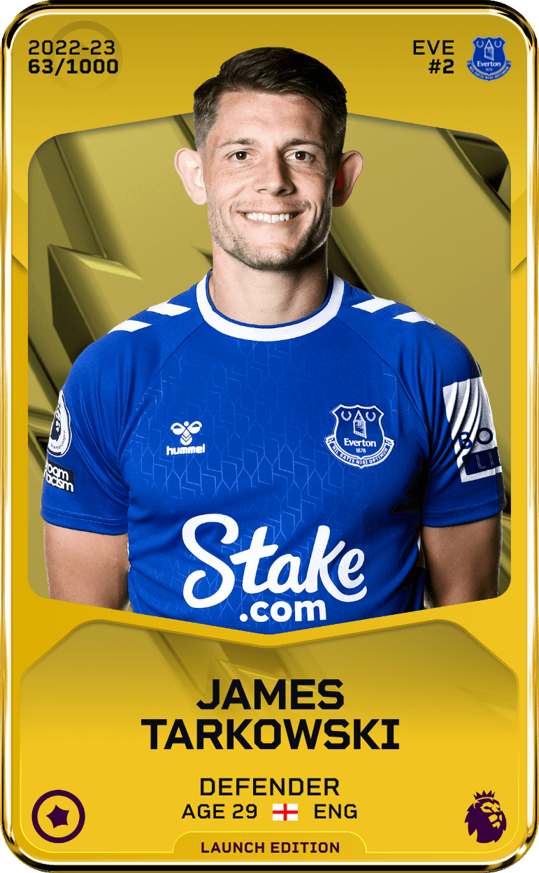 James Tarkowski 2022-23 • Limited 63/1000