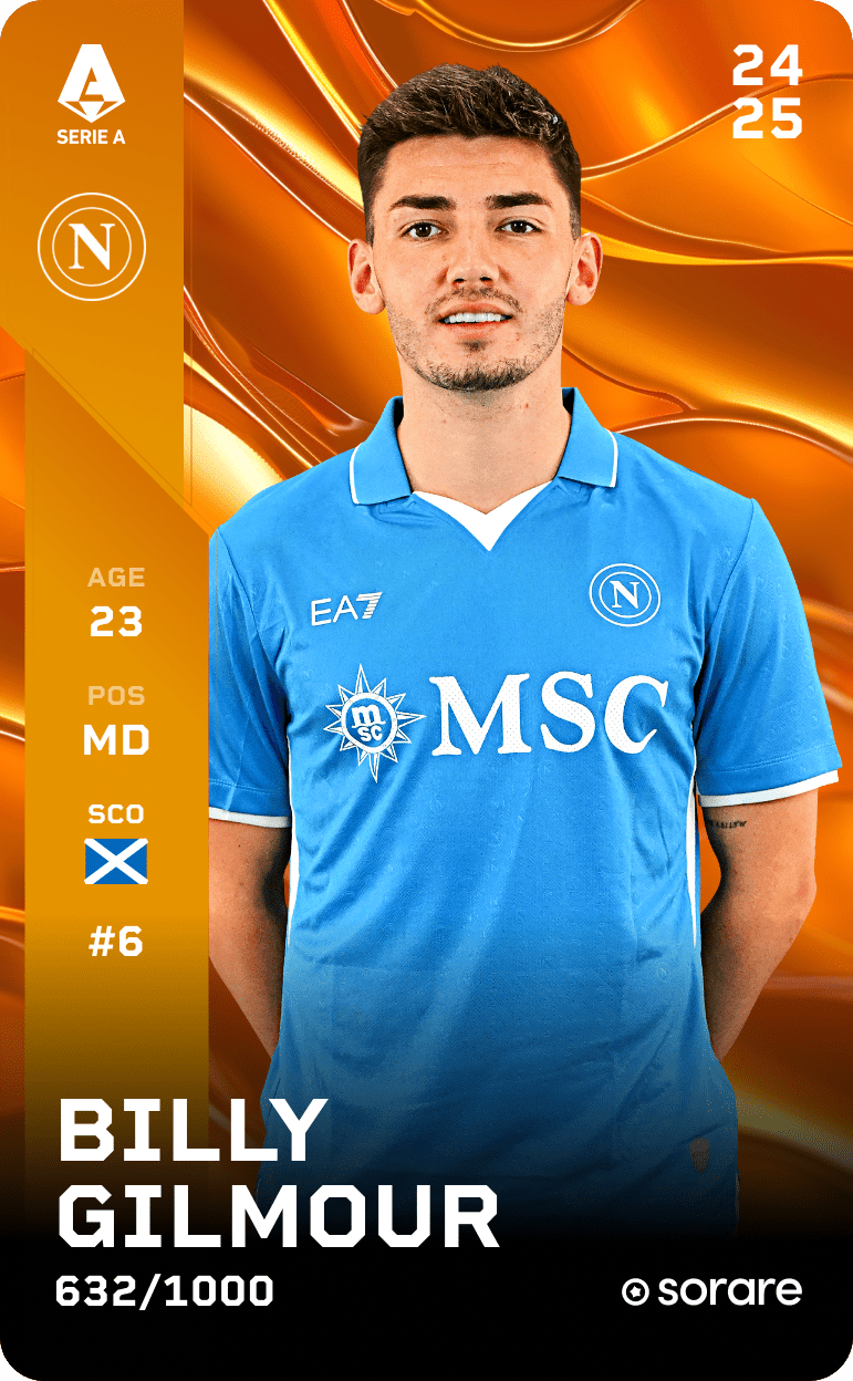 Billy Gilmour 2024-25 • Limited 632/1000