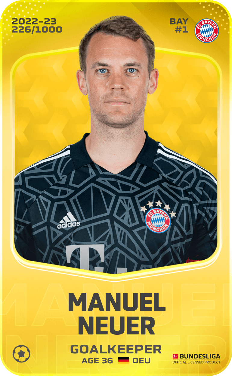 Manuel Neuer 2022-23 • Limited 226/1000