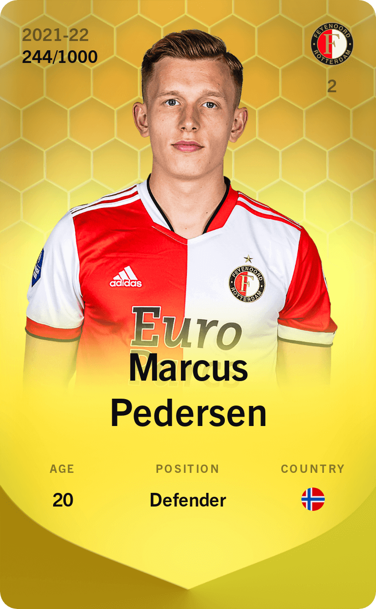 Marcus Pedersen 2021-22 • Limited 244/1000