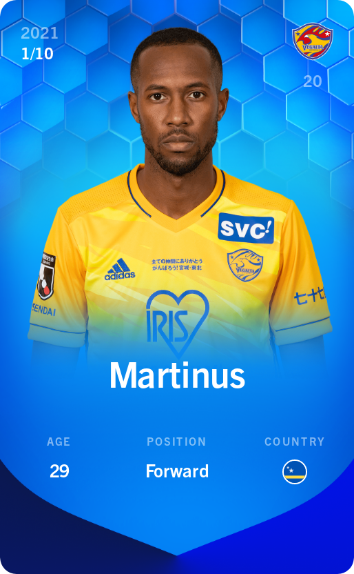 Sorare - Sorare Official - Martinus 2021-22 • Super Rare 1/10 - NFT # 35375652839059790833691979590439517070098438084926952237303480488091909797063