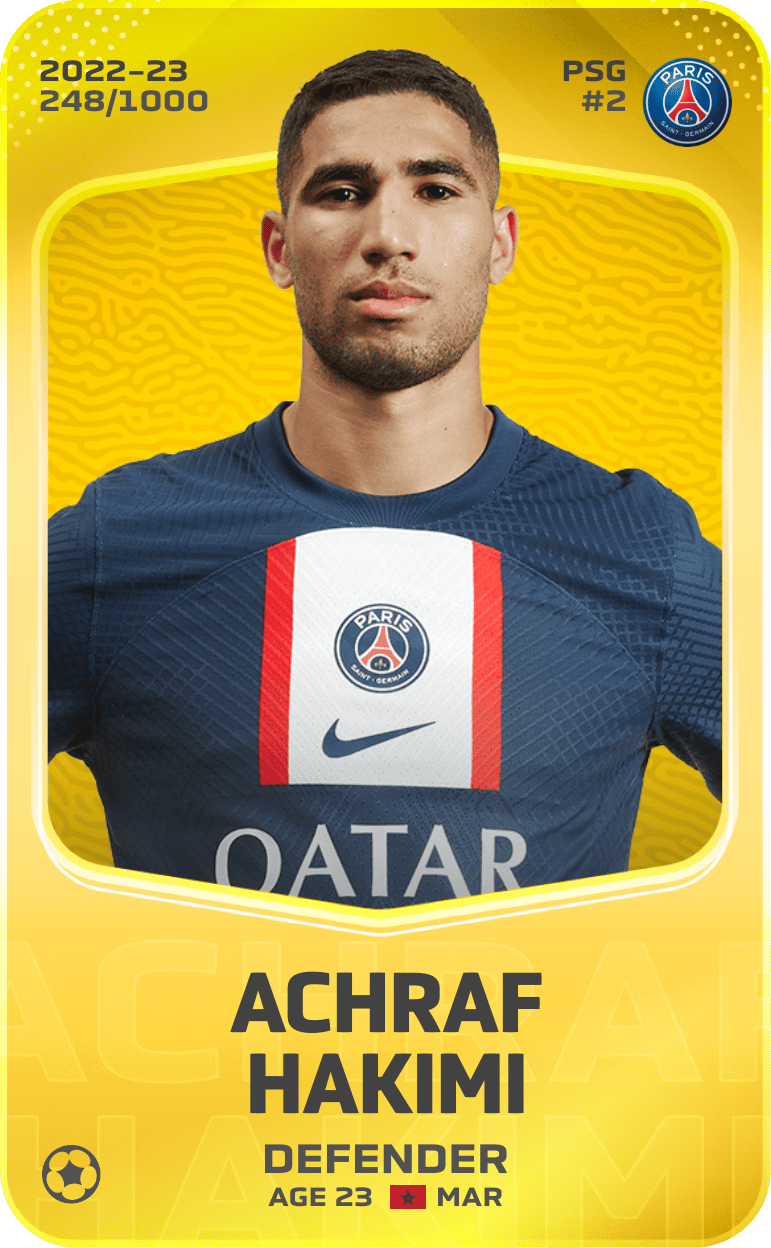 Achraf Hakimi 2022-23 • Limited 248/1000