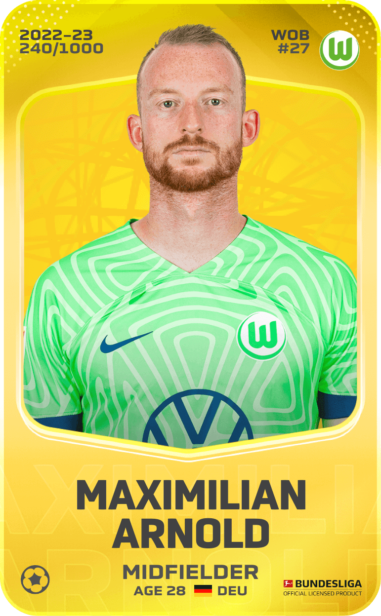 Maximilian Arnold 2022-23 • Limited 240/1000