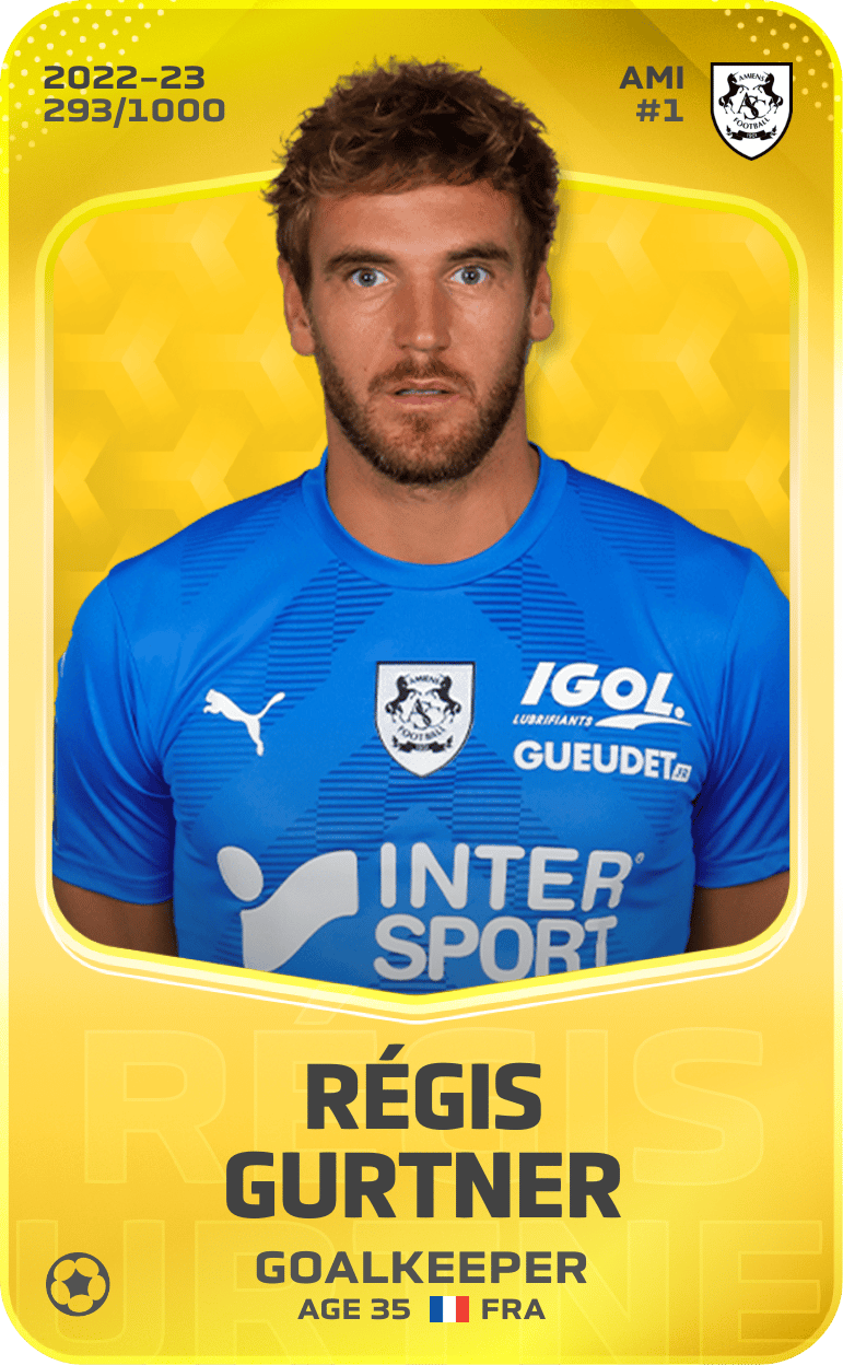 Régis Gurtner 2022-23 • Limited 293/1000