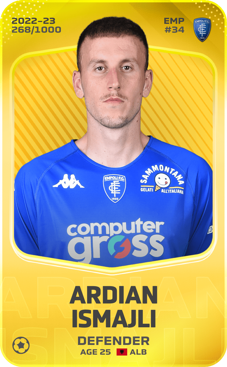 Ardian Ismajli 2022-23 • Limited 268/1000