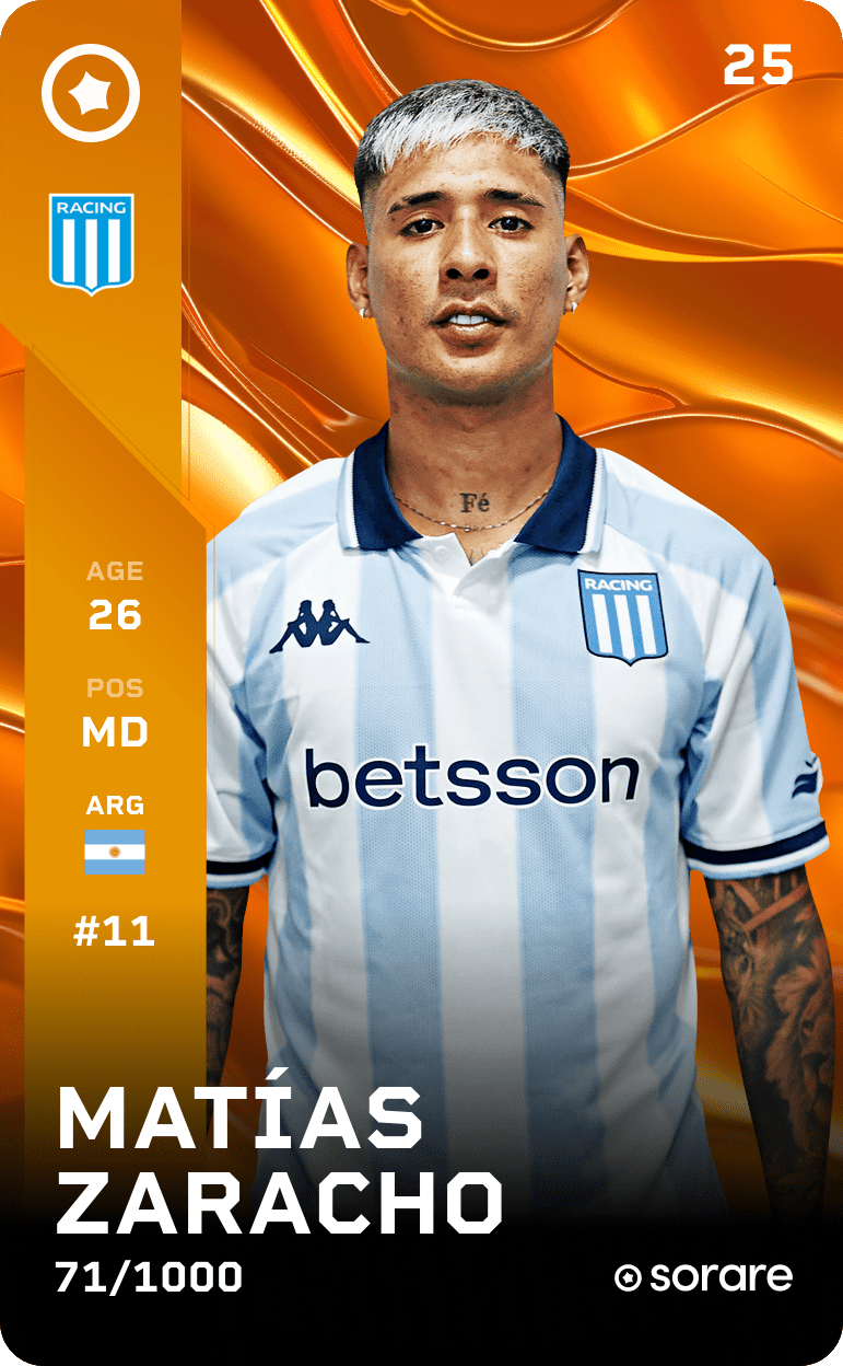 Matías Zaracho 2025-26 • Limited 71/1000