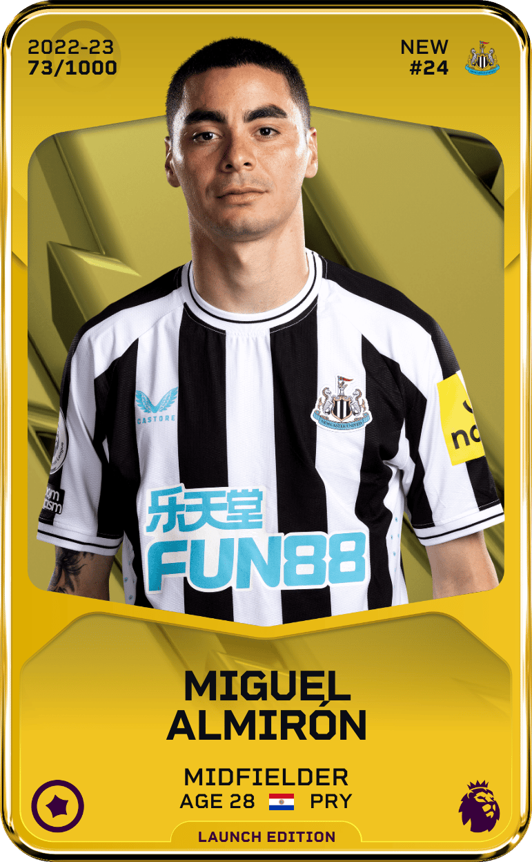 Miguel Almirón 2022-23 • Limited 73/1000