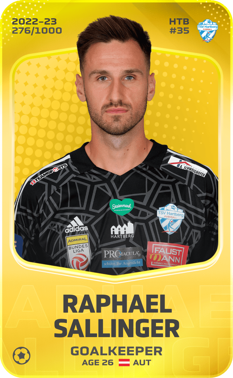 Raphael Sallinger 2022-23 • Limited 276/1000