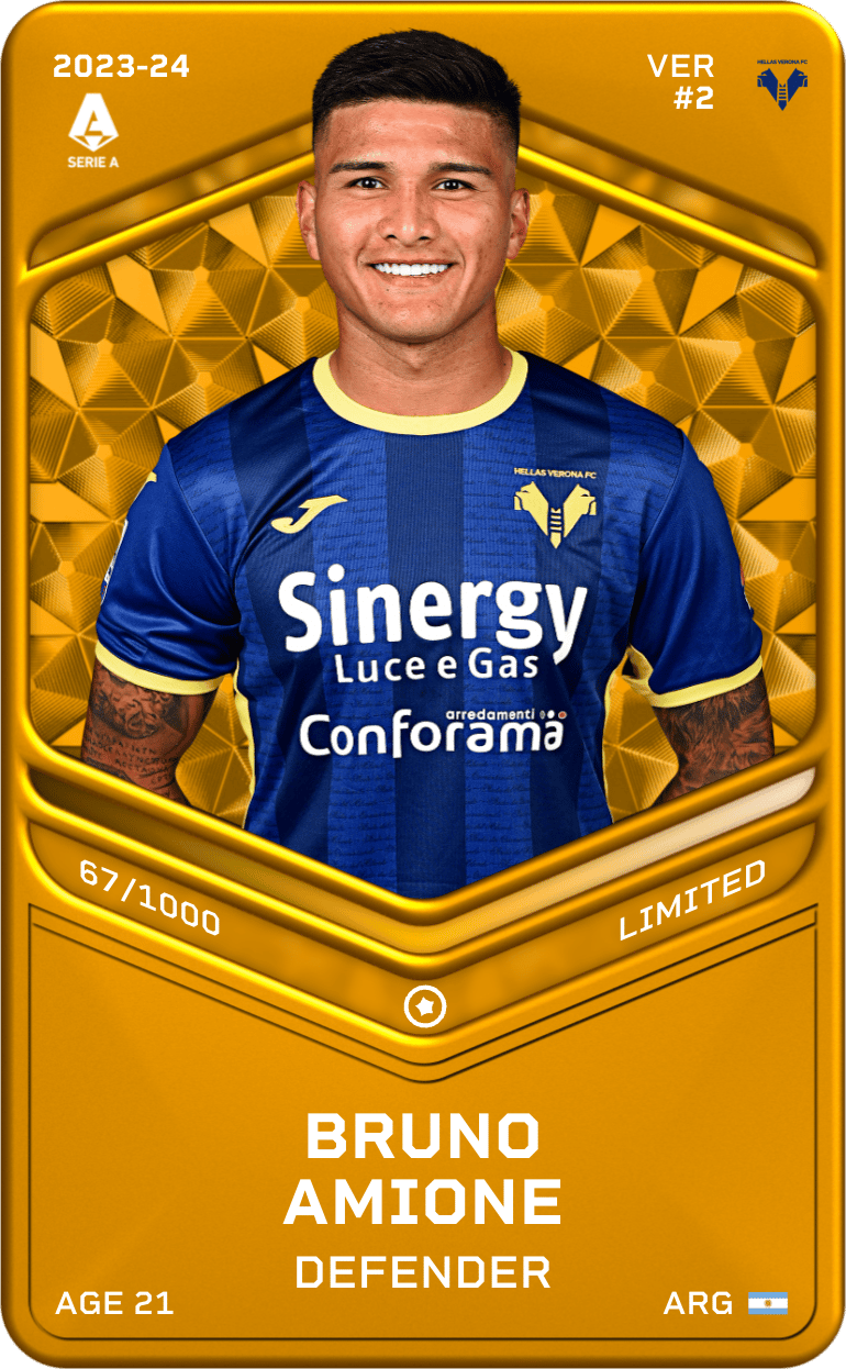 Bruno Amione 2023-24 • Limited 67/1000