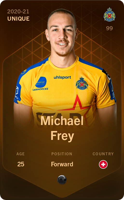 Sorare - Sorare Official - Michael Frey 2020-21 • Unique - NFT # 6148072565122858240587501921933816548769373688988006116600901970935565427728