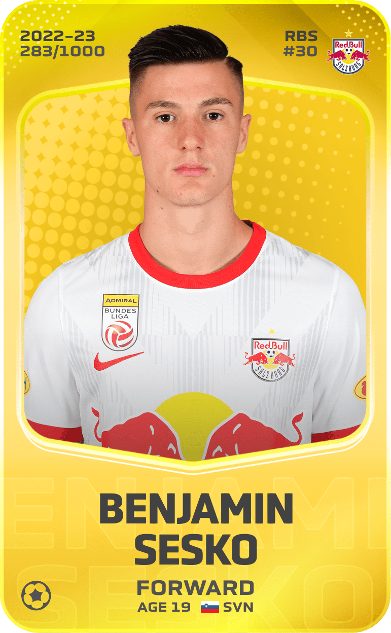 Benjamin Sesko 2022-23 • Limited 283/1000