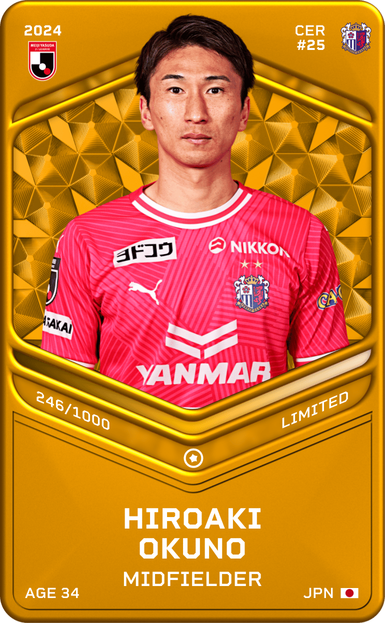 Hiroaki Okuno 2024-25 • Limited 246/1000