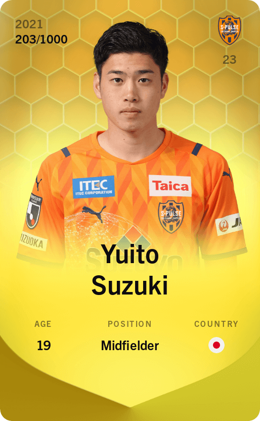 Yuito Suzuki 2021-22 • Limited 203/1000