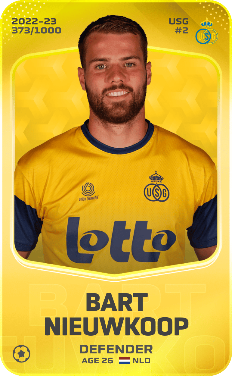 Bart Nieuwkoop 2022-23 • Limited 373/1000