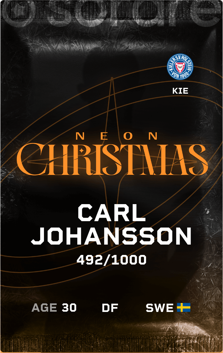Carl Johansson 2024-25 • Limited 492/1000