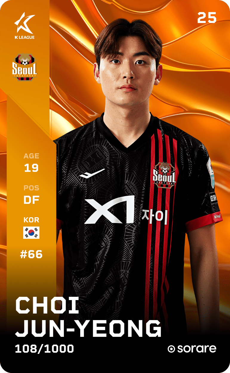 Choi Jun-Yeong 2025-26 • Limited 108/1000
