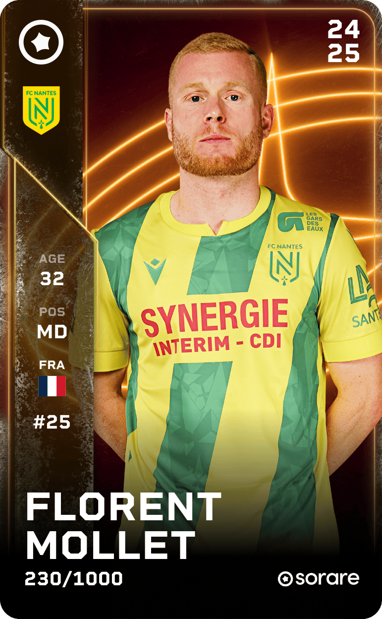 Florent Mollet 2024-25 • Limited 230/1000