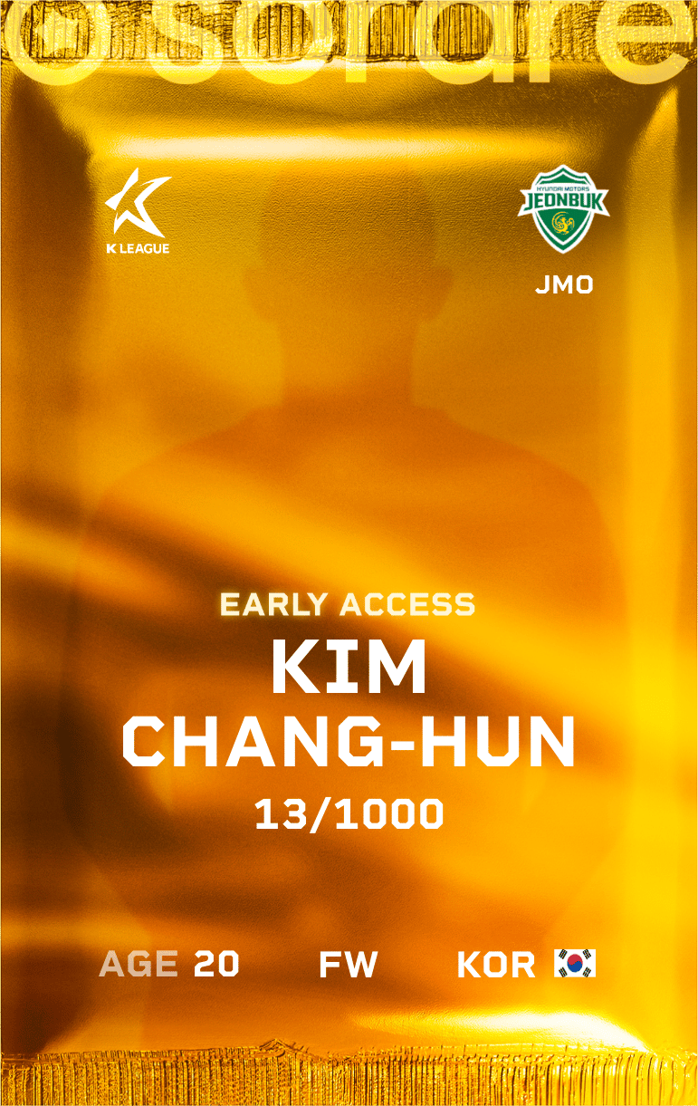 Kim Chang-Hun 2025-26 • Limited 13/1000