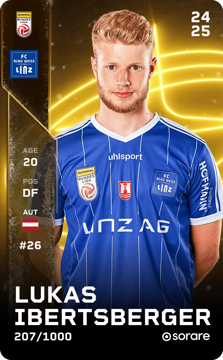 Lukas Ibertsberger 2024-25 • Limited 207/1000