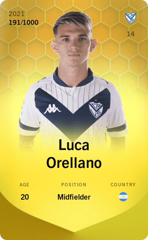 Luca Orellano 2021-22 • Limited 191/1000