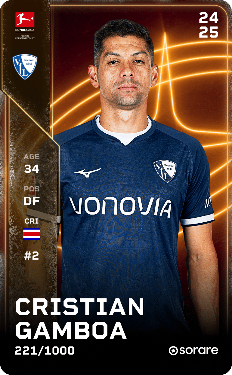 Cristian Gamboa 2024-25 • Limited 221/1000