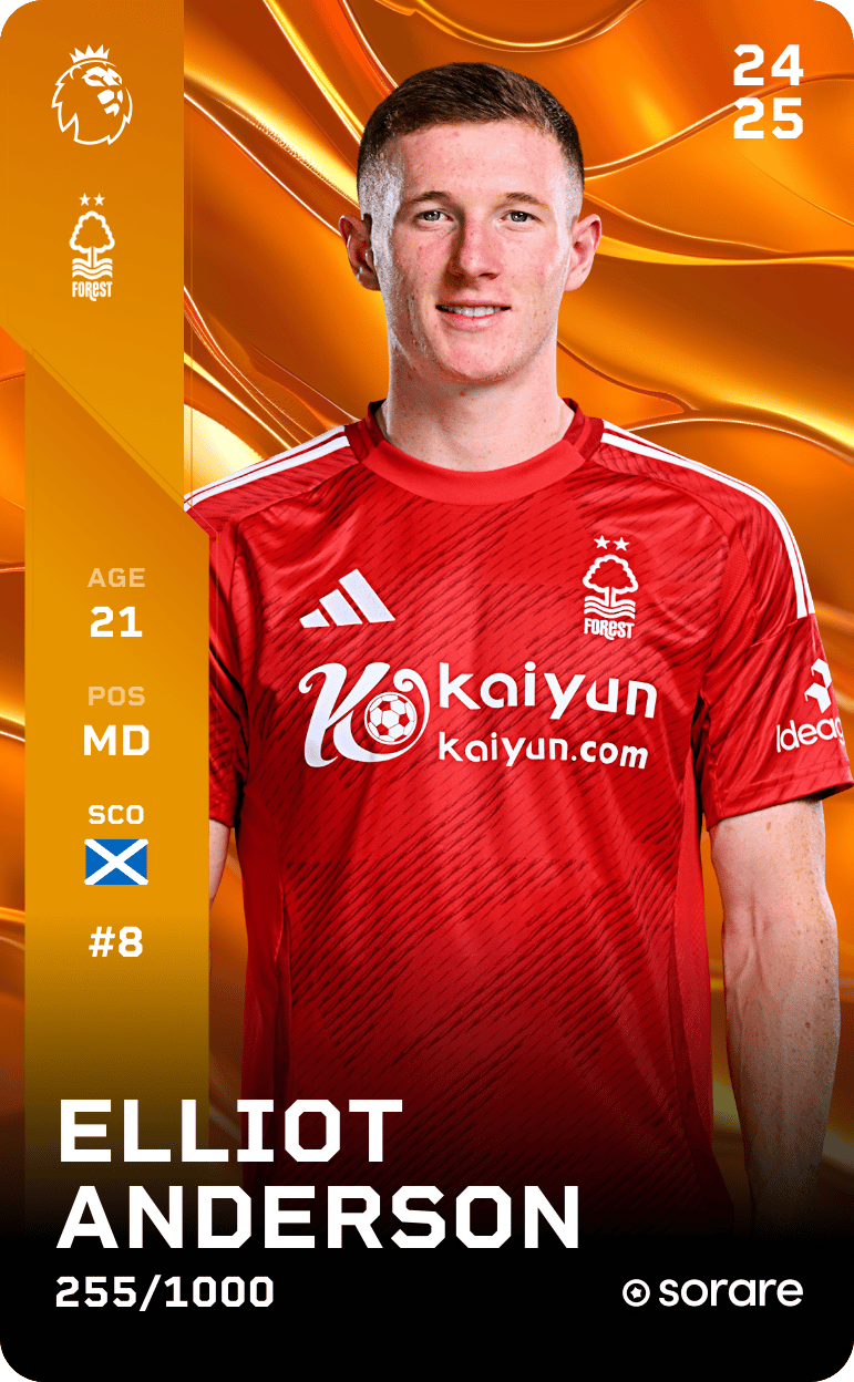 Elliot Anderson 2024-25 • Limited 255/1000