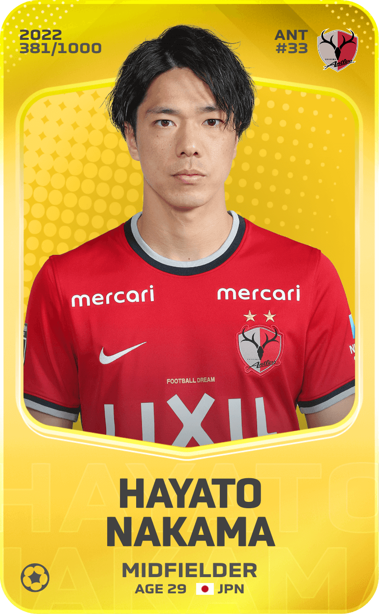 Hayato Nakama 2022-23 • Limited 381/1000