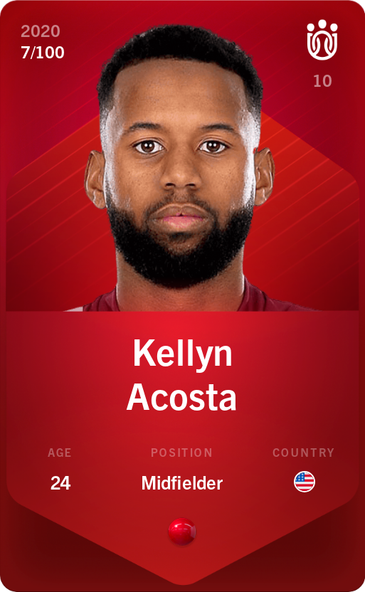 Sorare - Sorare Official - Kellyn Acosta 2020-21 • Rare 7/100 - NFT # 108861379366666762308504552283175062717628504625166311446543068497505386207622
