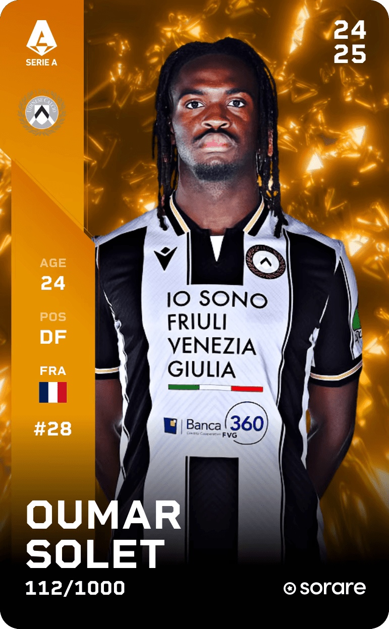 Oumar Solet 2024-25 • Limited 112/1000